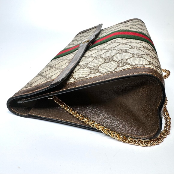 Gucci Ophidia Sherry Line Supreme GG Monogram Clutch Crossbody Bag - Picture 7 of 14